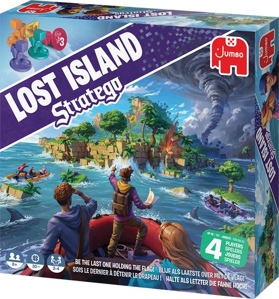Jumbo - Stratego - Lost Island - Bordspel vanaf 8 jaar - Multiplayer 4 spelers