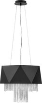 Hinkley/ Fredrick Ramond LED Pendelarmatuur Zuma | 6X E27 Max 60W | Dimbaar | Satin Black/ Silver