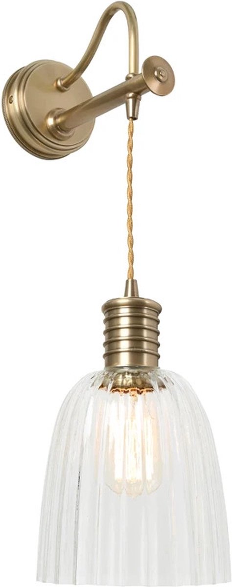 Elstead Lighting LED Wandlamp Douille | 1X E27 Max 60W | Aged Brass