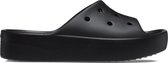 Crocs Classic Platform Slide 208180-001, Femme, Zwart, Slippers, taille : 38/39