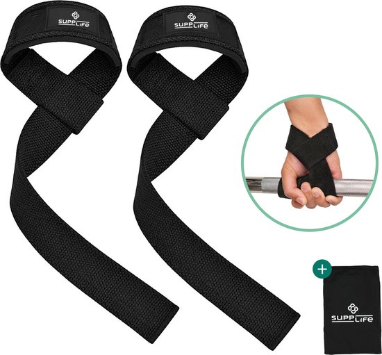 Sangles De Levage Nordic Lifting – 2 Paires (4 Sangles) – Pour Haltérophilie, Powerlifting – Taille Unique Homme/Femme