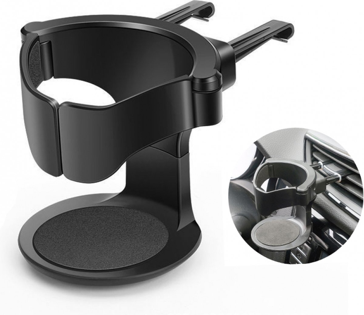 Bekerhouder voor in de Auto - Verstelbare Bekerhouder - Ventilatierooster - 8.5 cm diameter - Blikjeshouder - Universele Bekerhouder Auto - Fleshouder auto - Auto Drankhouder - Blikhouder & fleshouder Auto - Autoaccessoires - hoog kwaliteit