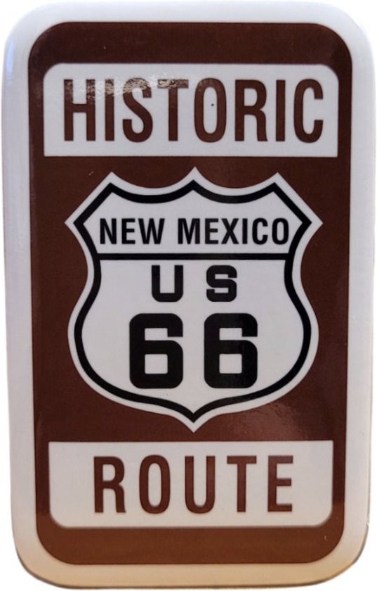 Route Historique 66 New Mexico - Aimant 7 x 4,5 cm