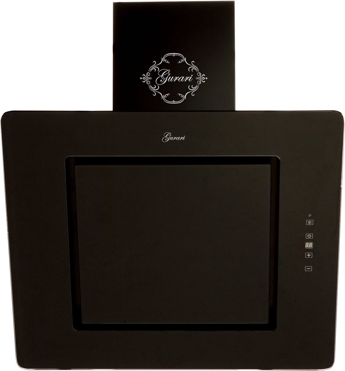 GURARI GCH S 155 60 BL PRIME N wasemkap, Afzuigkap 60 cm, zwart glas, 1000m³/h