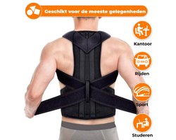 Luxegoed ®Rug- schouders & Nek | Postuur Corrector | Rugbrace | Schouder Corrector | Rug corrector | Posture corrector | Verstelbaar | Unisex | M