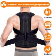 Luxegoed ®Rug- schouders & Nek | Postuur Corrector | Rugbrace | Schouder Corrector | Rug corrector | Posture corrector | Verstelbaar | Unisex | S