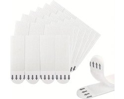 YONO Foto Ophang Strips - Ophangsysteem Klittenband - Zelfklevend - Fotolijst Ophangen Zonder Boren - 12 Stuks - 9 cm