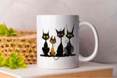 Mug drôle - Cats - Cadeau - Cadeau - CatLovers - Meow - KittyLove - Chats - Amoureux des chats - Chaton Amour - Prrrfect