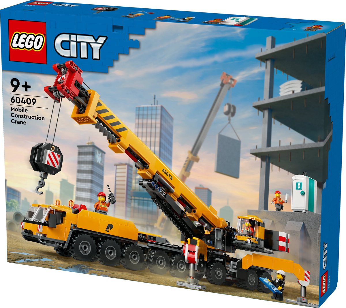 LEGO City Gele mobiele bouwkraan speelgoedset - 60409 — afbeelding 15
