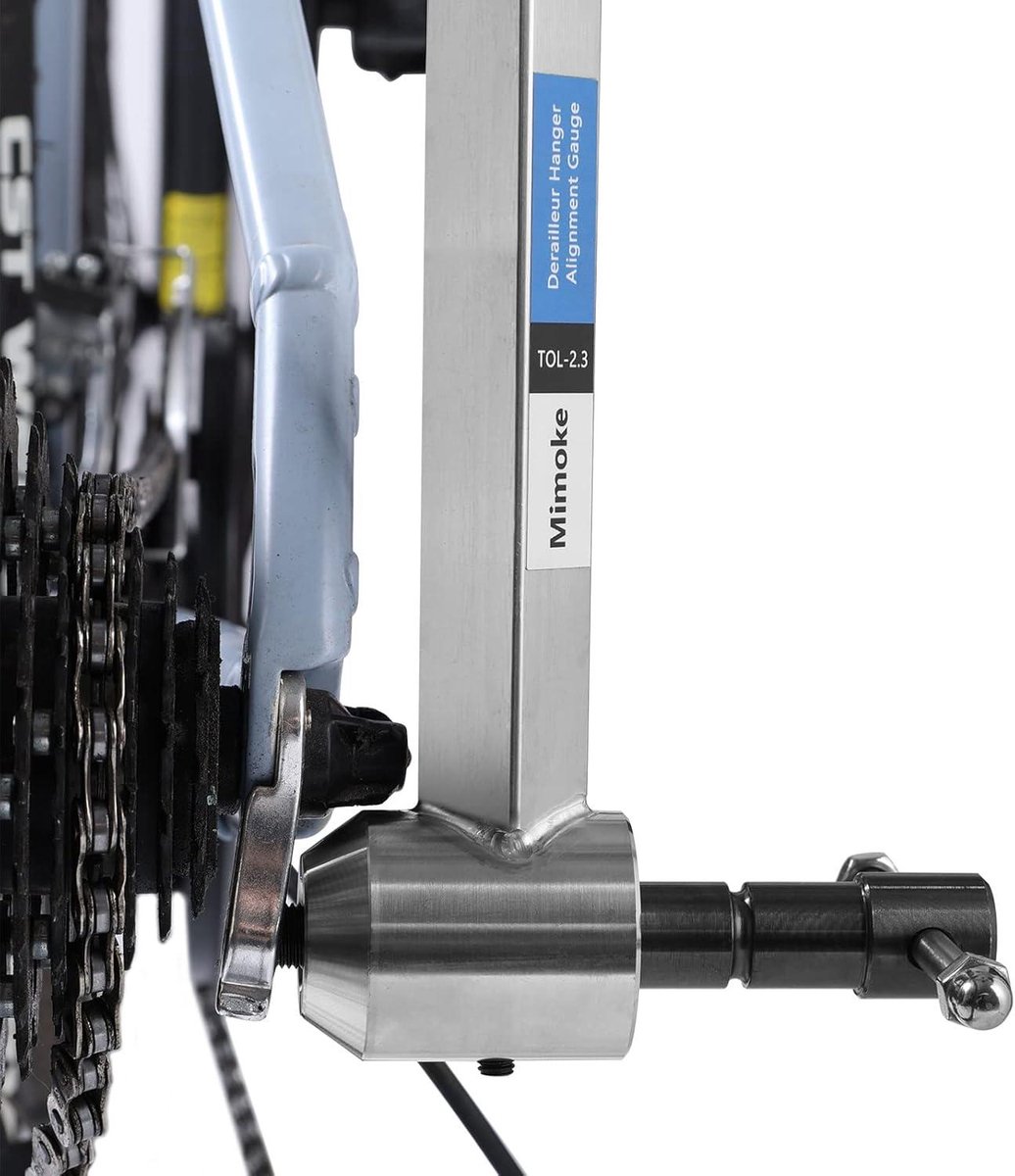 Fiets schakeloog uitlijning gauge gereedschap, roestvrij staal Bike Repair Tool richtgereedschap voor schakelogen uitlijningsmeter Fiets schakeloog uitlijning gauge gereedschap, roestvrij staal Bike Repair Tool richtgereedschap voor schakelogen uitlijningsmeter