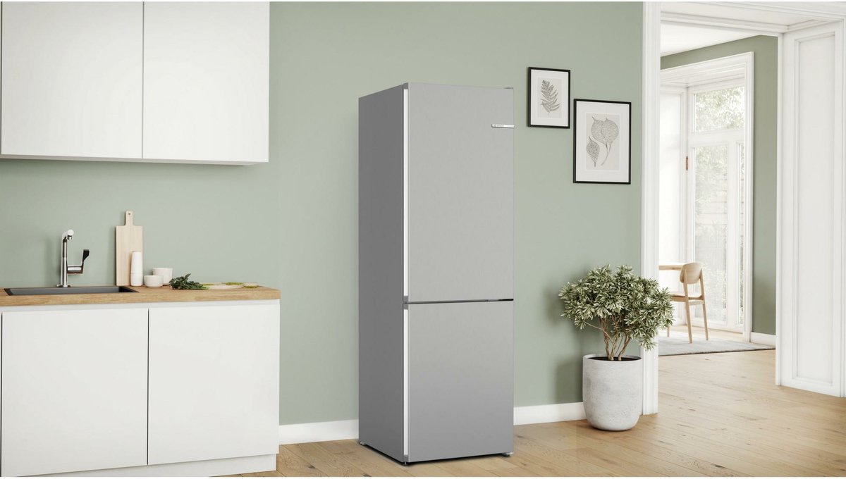 Bosch KGN362LBF - Serie 4 - Koel-vriescombinatie - Total no Frost; Nooit meer ontdooien - VitaFresh XXL 0°C: houd etenswaren langer vers met extra ruime vershoudlades- Energielabel B - RVS look — afbeelding 5