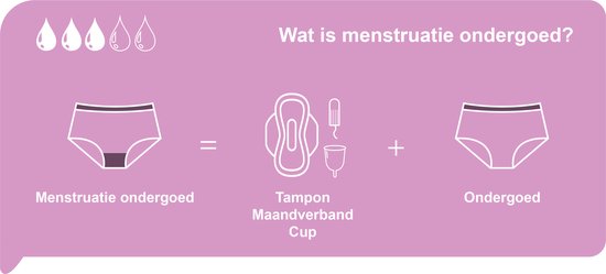 Sous-vêtements menstruels Solite - Slips menstruels - Pantalons menstruels - Sous-vêtements menstruels - Sous-vêtements menstruels - Taille M