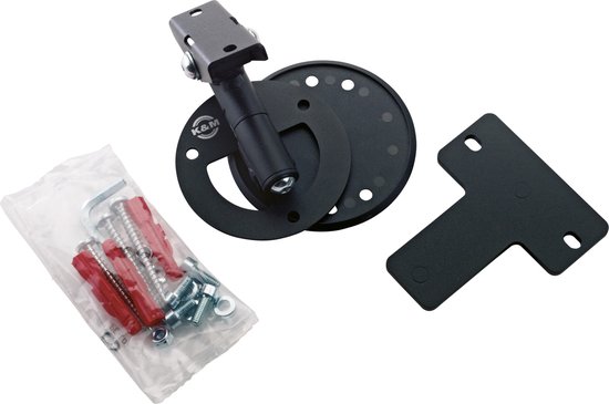 König & Meyer 24161 Boxenwandhouder universeel, zwart struktur - Luchttransport accessoires van Konig — afbeelding 2