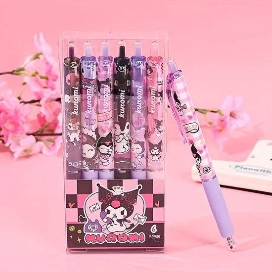 Foto: Hello kitty kuromi sanrio balpennen zwart