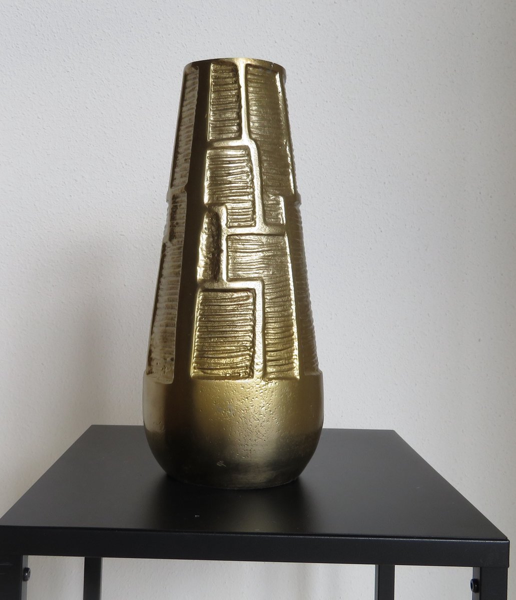 Vaas ALU RAW/NEW BRONZE 46 cm hoog