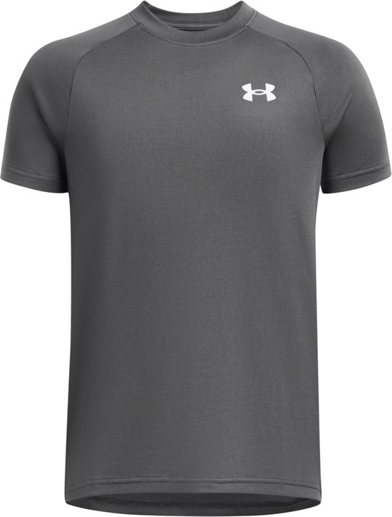 Under Armour UA Tech 2.0 SS Unisex Sportshirt - Grijs - Wit