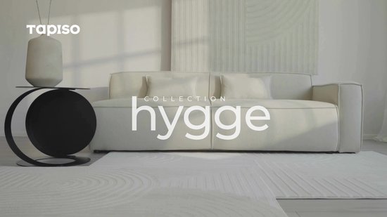 Tapis Tapiso Hygge Tapis de Salon Géométrique Wit Cassé Taille - 140x200