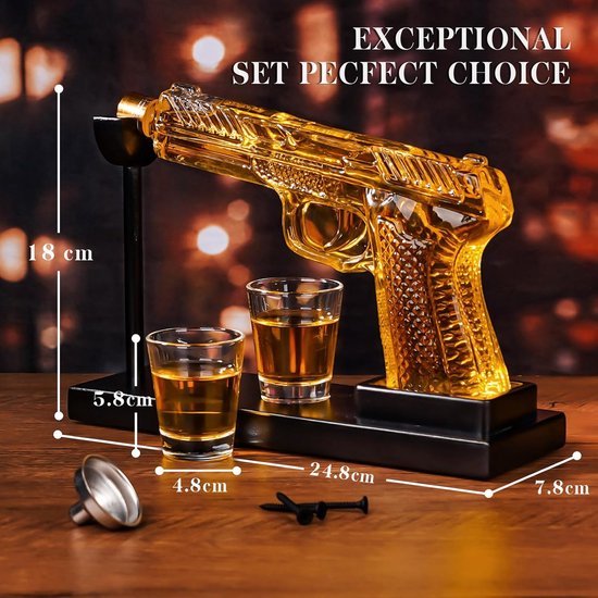 Whiskey karaf - grappige hertendecoraties voor thuis, whisky karaf sets