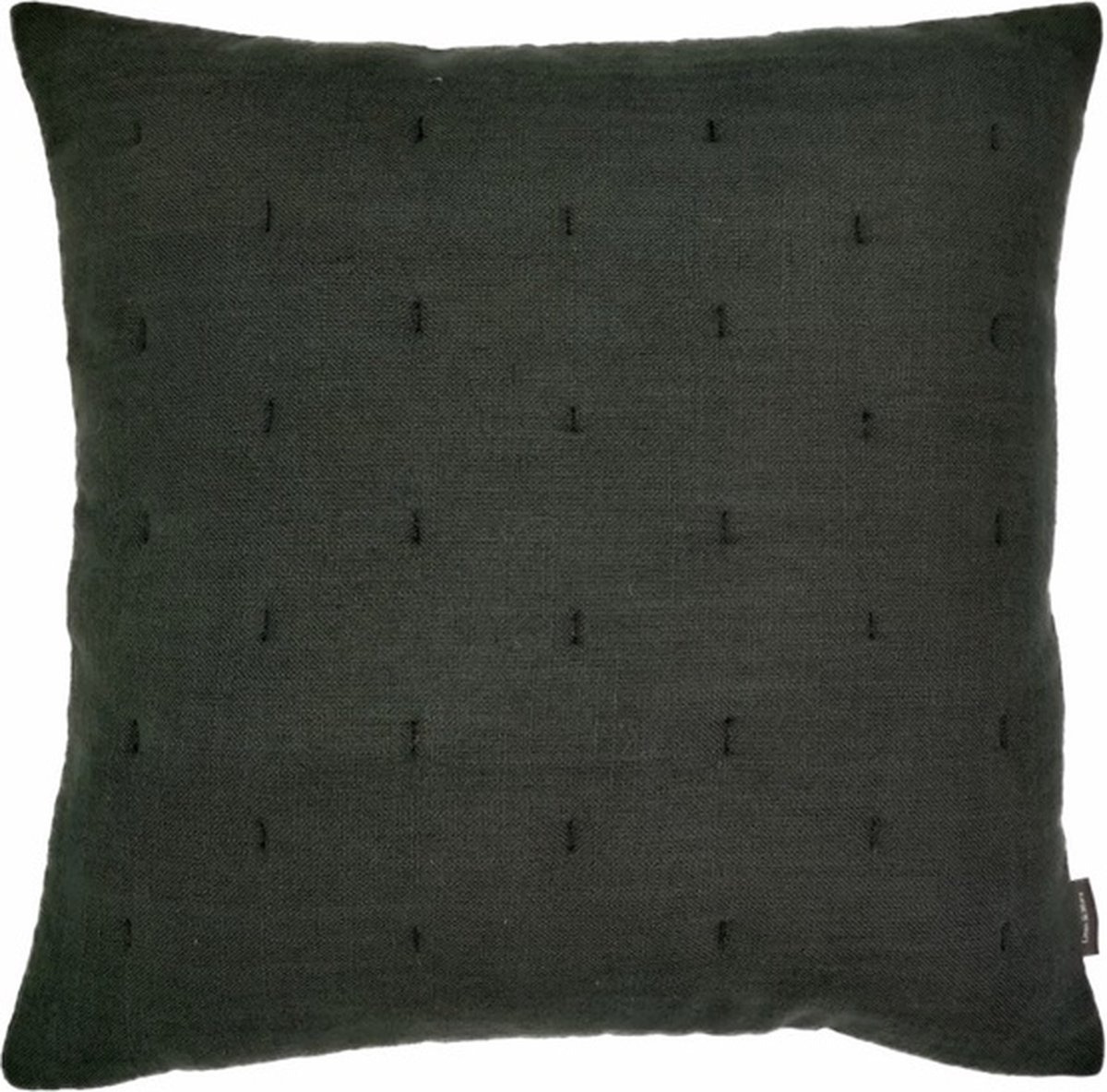 Linen & More Kantha Slub New Forest Groen Kussen -45 X 45