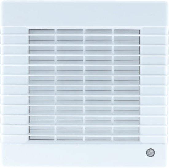 Badkamerventilator 120 Mm Wit Met Automatische Sluitklep En Timer Luxe X120zt