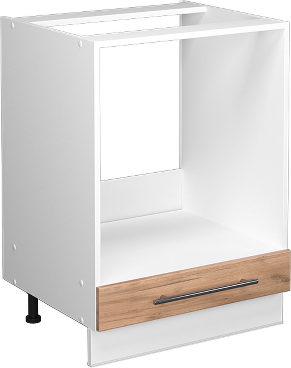 Vicco Fame-Line Ovenombouwkast – 60 cm zonder werkblad Krachtige eik goud Goudkleurig Eiken/Wit