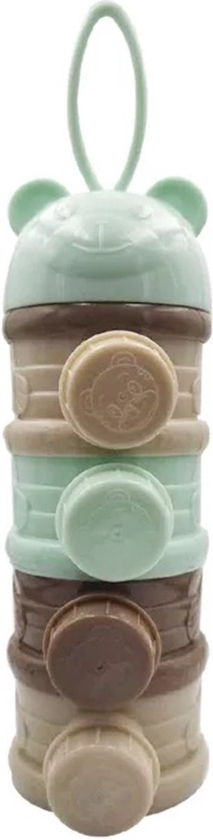 Melkpoeder Toren - Merkpoeder doseerdoosjes - Kraam Cadeau - BabyShower Cadeau - turquoise van Merkpoeder — afbeelding 3