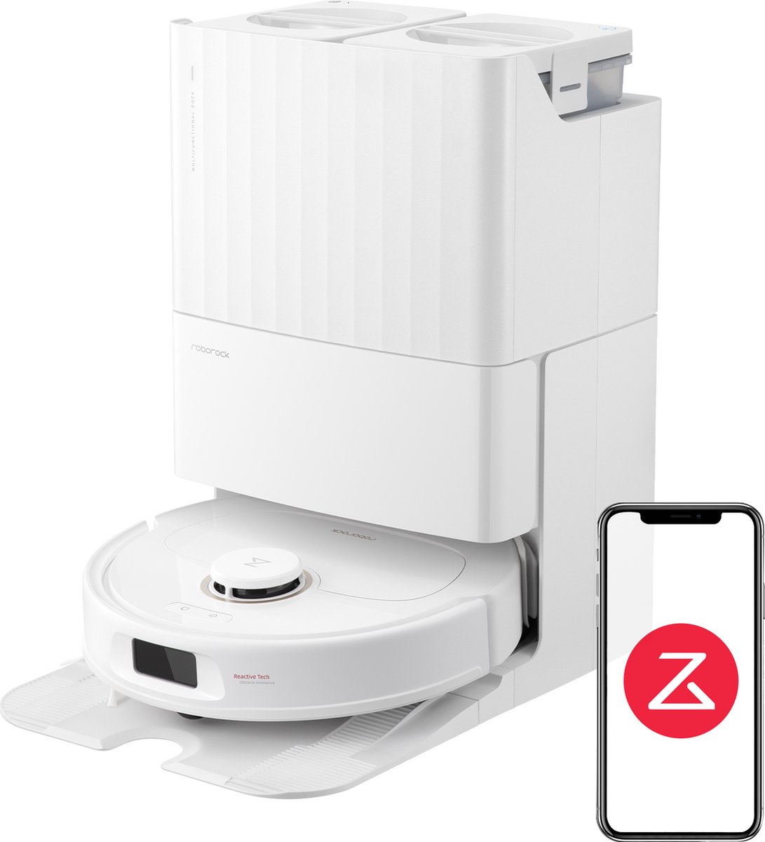 Roborock Qrevo Pro Robotstofzuiger Wit met Dweilfunctie - afbeelding 2