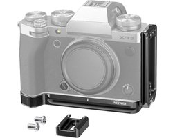 L-beugel voor FUJIFILM X-T5 - Uitschuifbare Zijplaat & Basis Compatibel met Arca Swiss DJI RS 2/RSC 2/RS 3/RS 3 Pro - Afneembare Cold Shoe - Verticaal Horizontaal Fotograferen - X01NSK637