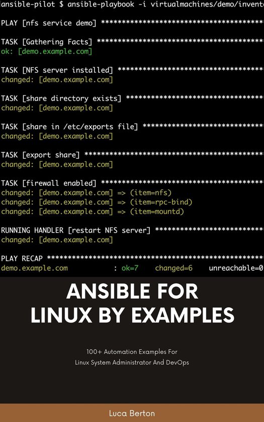 Ansible For Linux by Examples - cover