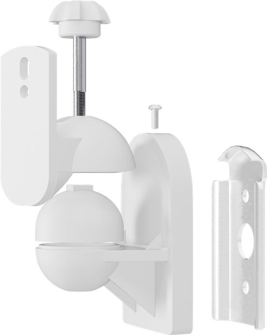 Goobay luidspreker muurbeugel set voor kleine luidsprekers - tot 3,5 kg / wit van Goobay — afbeelding 5