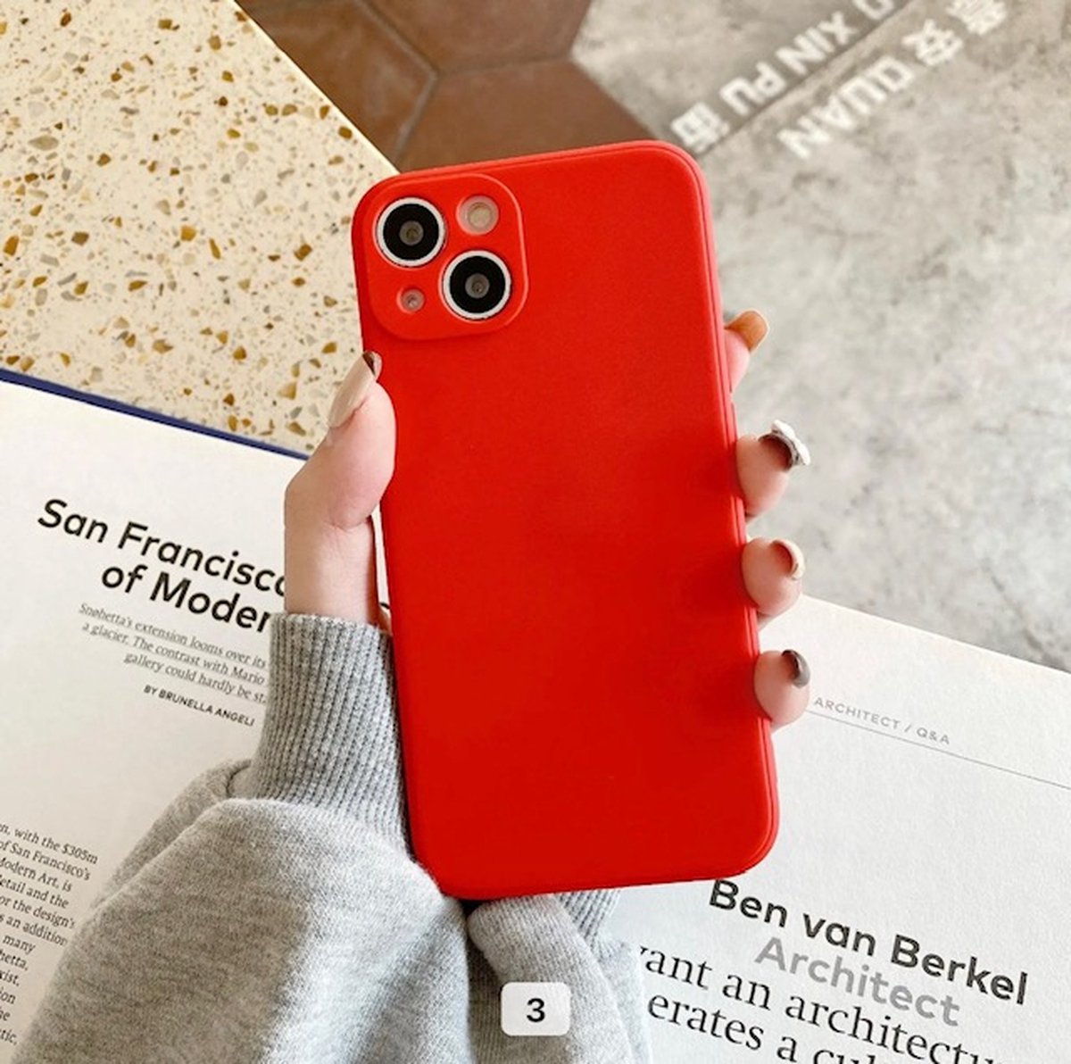 iNcentive Soft Gelly Case - Samsung Galaxy A33 5G - Lipstick Red - Rood