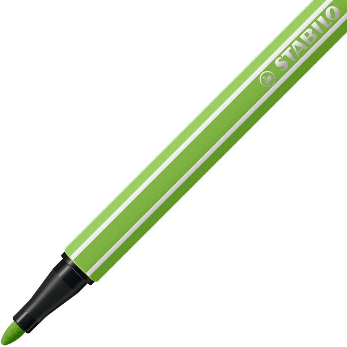 STABILO Pen 68 - Premium Viltstift - Licht Groen - per stuk — afbeelding 4