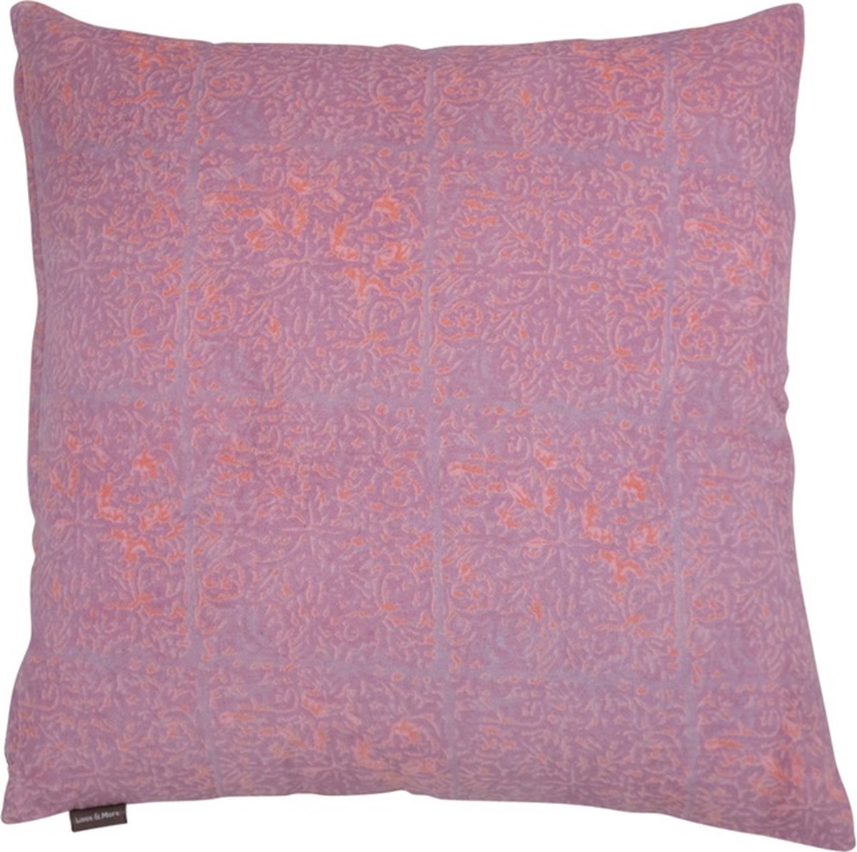 Linen & More Kussen Keith Soft Roze | 45 X 45 | Sierkussen Voor Woonkamer Of Slaapkamer