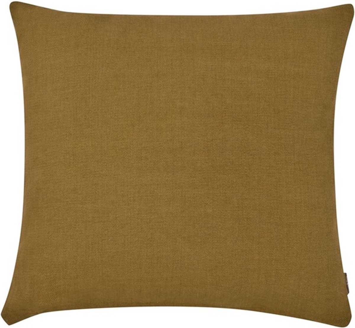 Linen & More Solid Canvas Ceder Kussen | 45 X 45 | Sierkussen Voor Woonkamer Of Slaapkamer Bruin