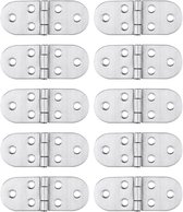 Lot De 2 Charnières De Piano Robustes, Largeur Ouverte De 2 Pouces