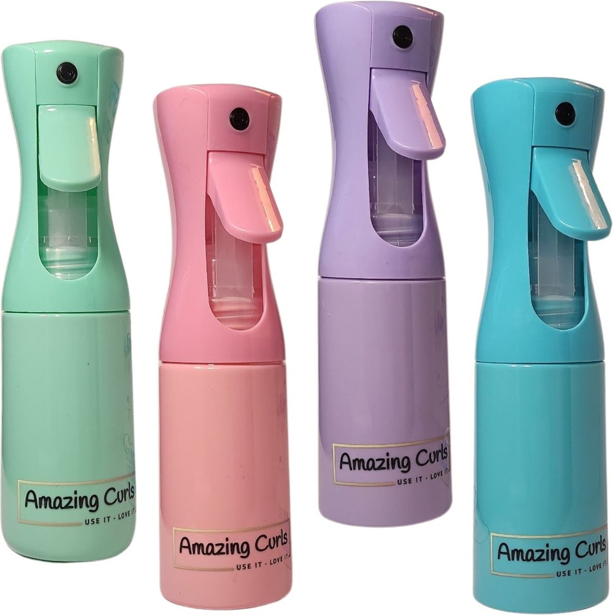 Kit 3 Spray Brumisateur 300 Ml – Vaporisateur Cheveux Fine Brume Continue, Pulvérisateur Plantes, Coiffure, Jardinage