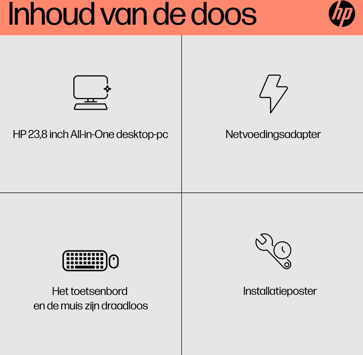 HP 24-cr0050nd met 23,8 inch Full HD IPS-scherm thumbnail 3