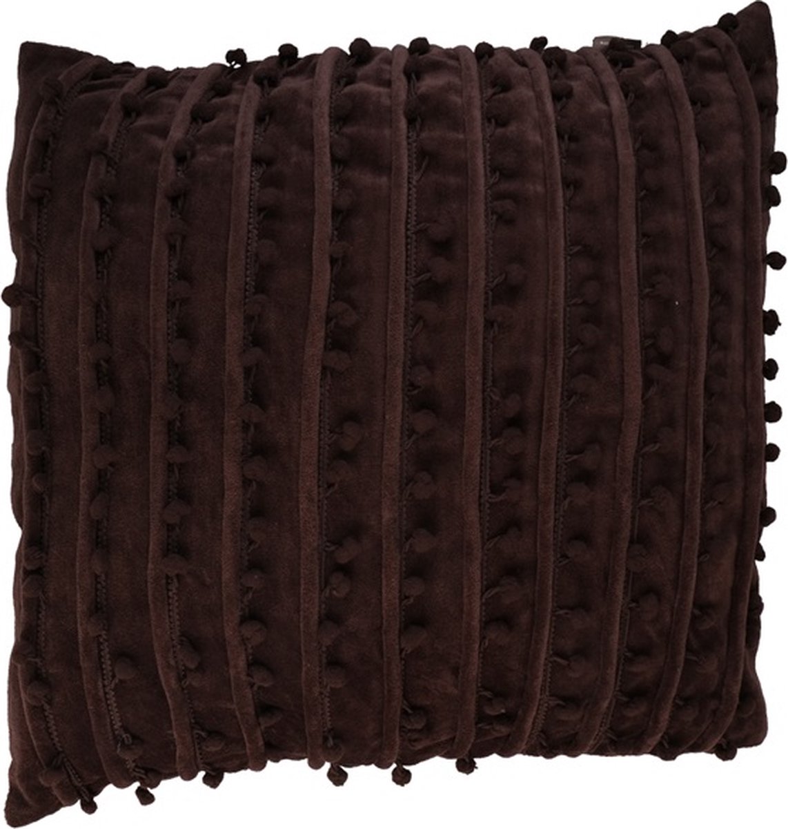 Linen & More Kussen Libby Bruin | 45 X 45 | Sierkussen Voor Woonkamer Of Slaapkamer