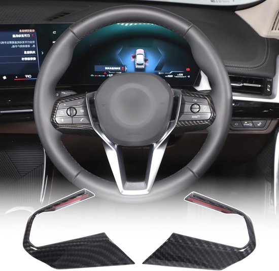 BMW Carbon Fbre Fber Steerng Wheel Trm 1 2 3 4 Seres F20 F22 F30