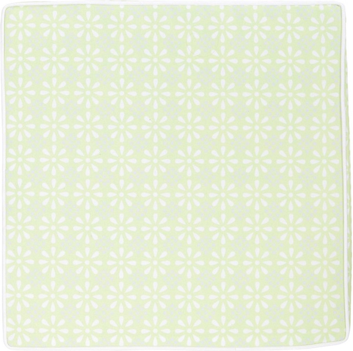Linen & More Daisy Flower Outdoor Groen Chair Kussen | 60640 X 40 | Sierkussen Voor Woonkamer Of Slaapkamer
