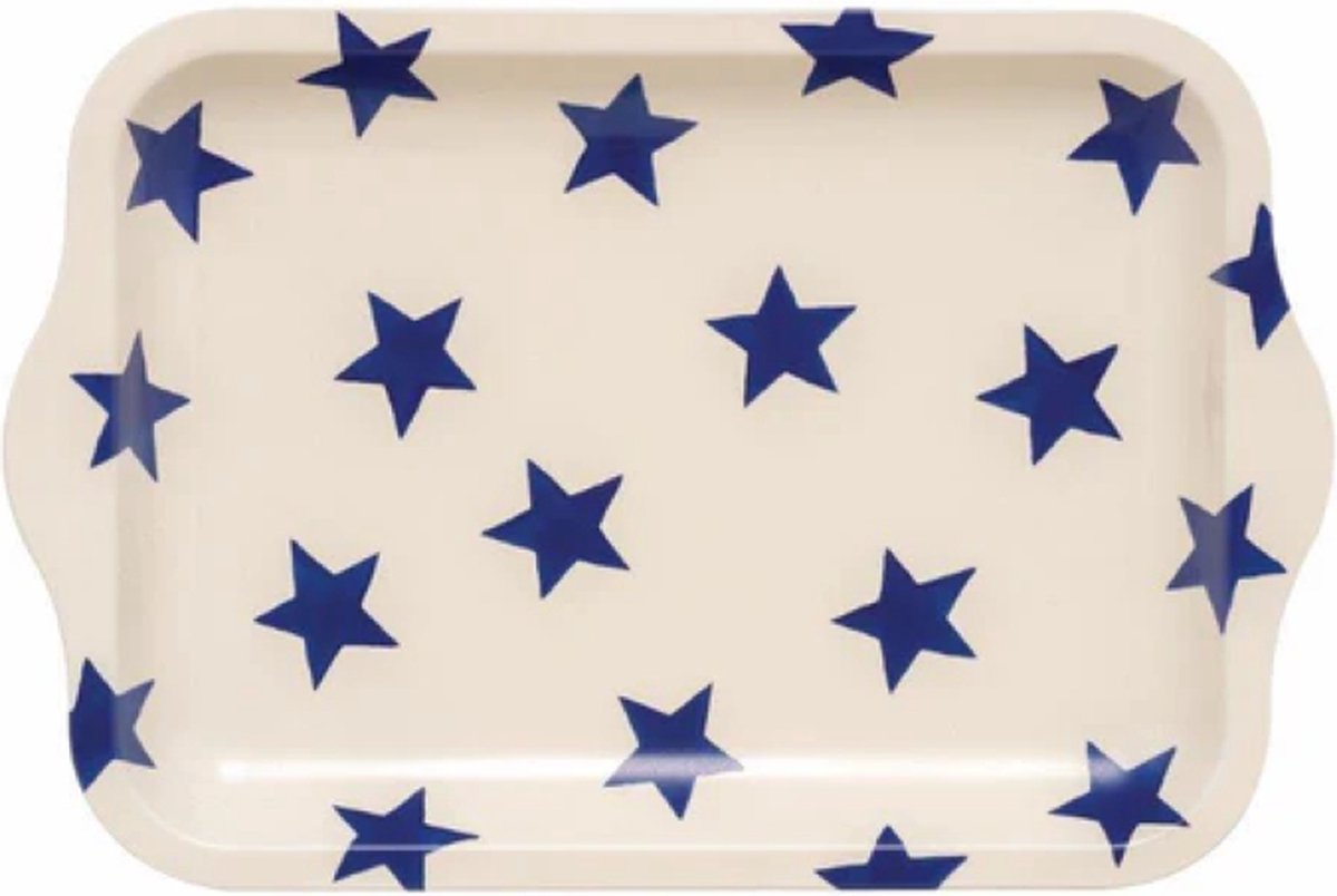 Klein dienblad - Sandwich Tray Blue Star - Emma Bridgewater