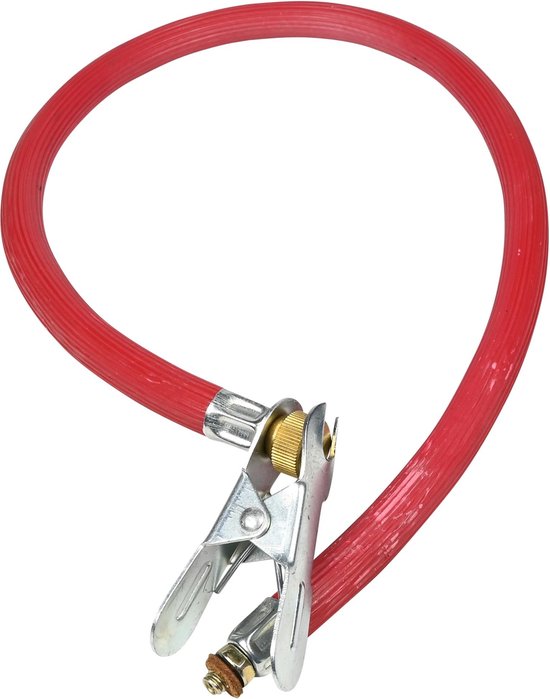 Benson Vervangende fietspompslang - Hollands ventiel - 62 cm - rood