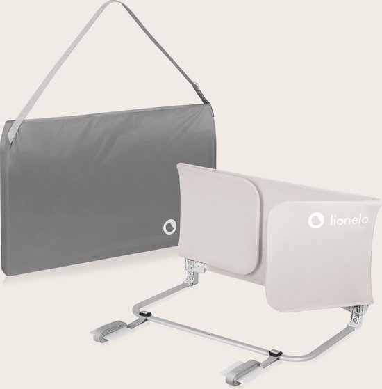 Lionelo Lora XL – Barrière de Lit XL – Pliable & Portable – Extra Longue 150 cm – Installation Facile – Universelle – Matériaux de Haute Qualité