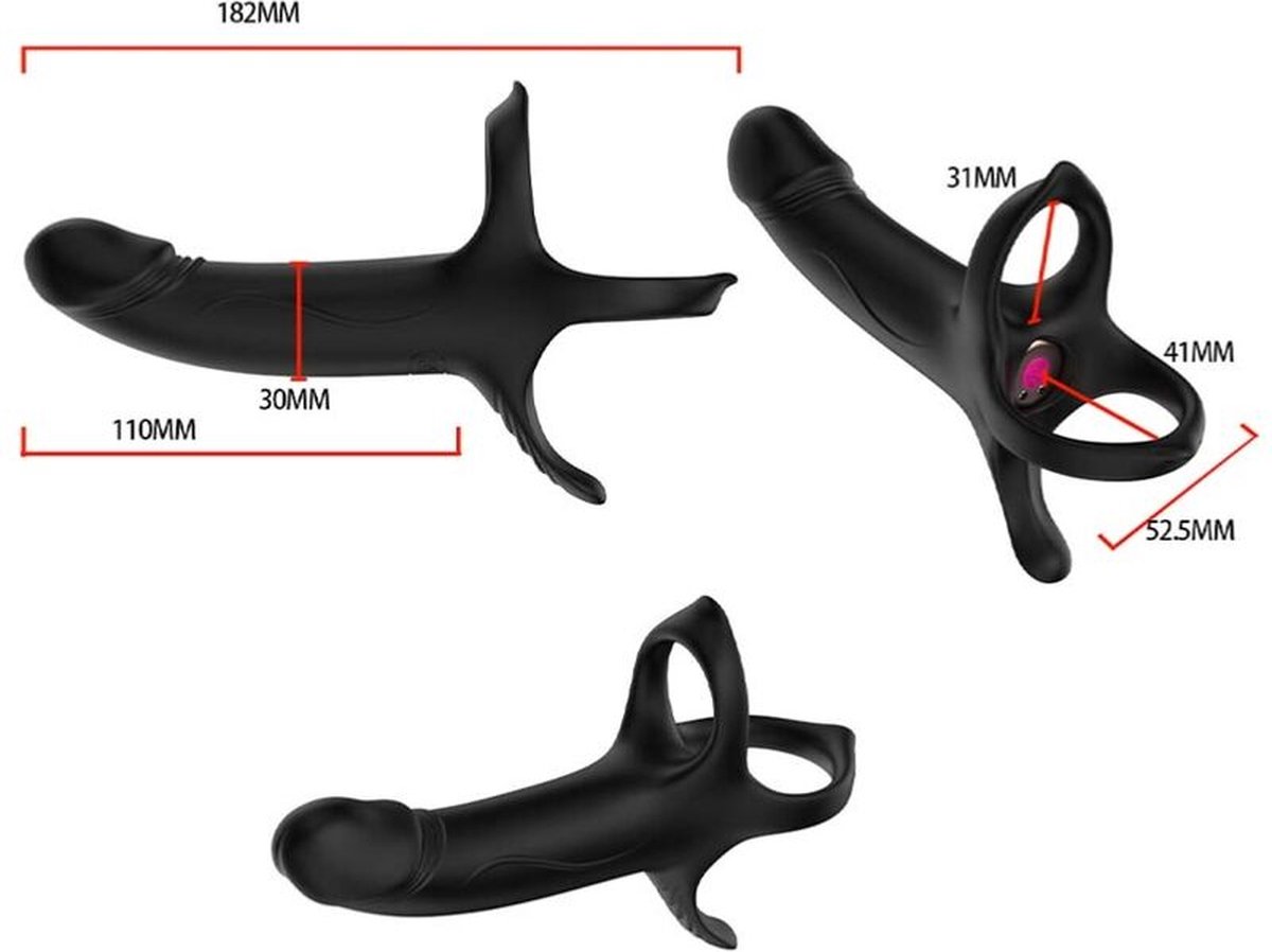 Goedkoopste ARMONY - DILDO MET RING & VIBRATOR AFSTANDSBEDIENING ZWART | COCKRING | PENISRING | VIBRERENDE COCKRING | SEKSSPEELTJES VOOR KOPPELS | SEKSSPEELTJES VOOR MANNEN | SEX TOYS VOOR KOPPELS | SEX TOYS VOOR MANNEN | SEKSSPEELTJES | SEX TOYS