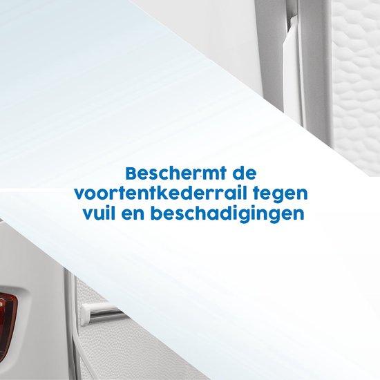 ProPlus Kederprofielbeschermer - 12 x 18 mm - Tentrailbeschermer - Kederlijbeschermer - Kederprofielbescherming - Voor de Caravan - Wit van ProPlus — afbeelding 3