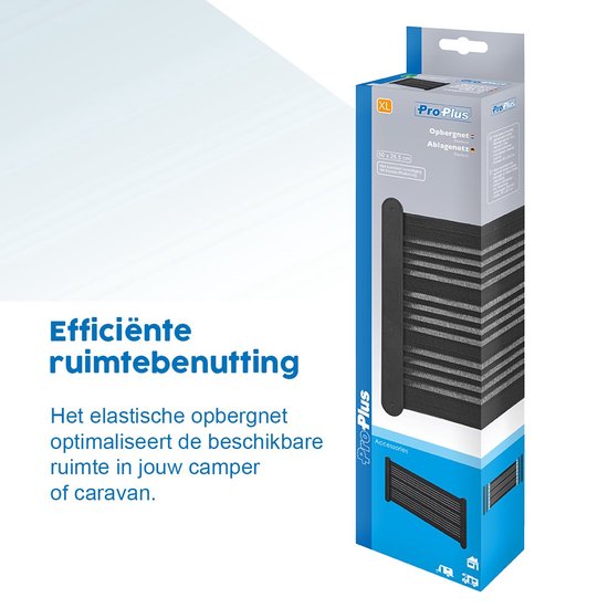 Vicera Opbergnet, bagagenet, organizer voor campers, bussen, boten, huishouden, set van 2 stuks