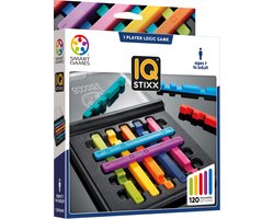 foto van SmartGames - IQ Stixx - 120 opdrachten - puzzelspel voor kinderen en volwassenen