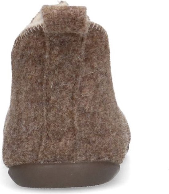 Manfield - Femme - Chaussons beiges - Taille 36