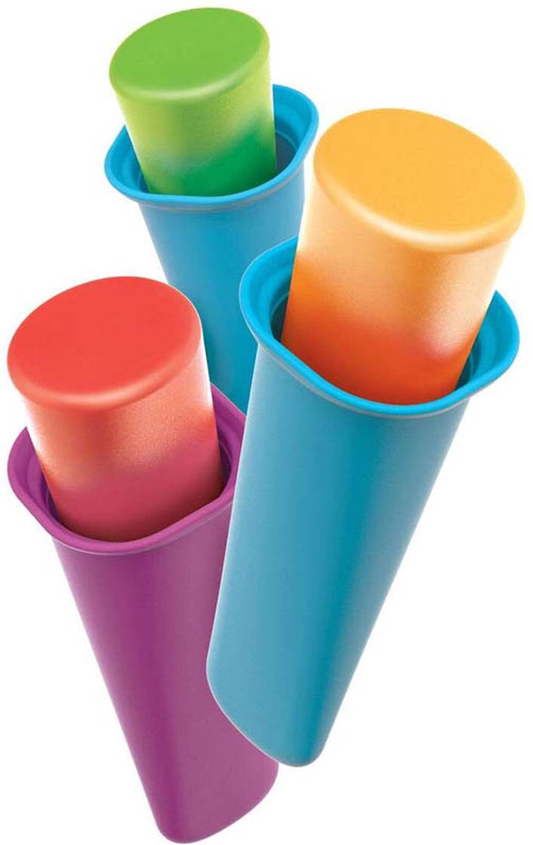IJslolly Maker, Pop Maker, Summer Pops, Set voor 6 IJsjes, BPA vrij, Polypropyleen/Siliconen - Zoku