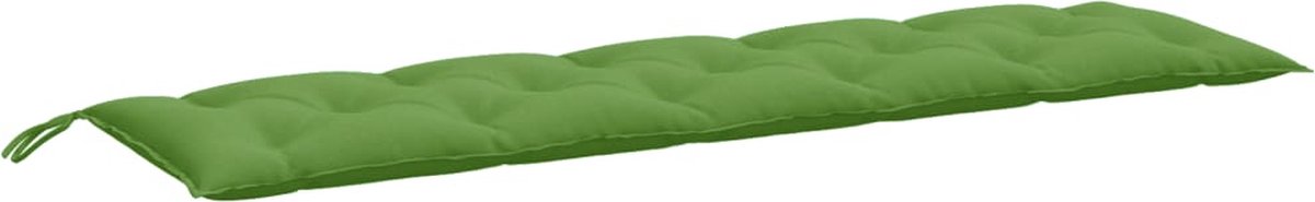 vidaXL - Tuinbankkussen - 180x50x7 - cm - stof - gemêleerd - groen